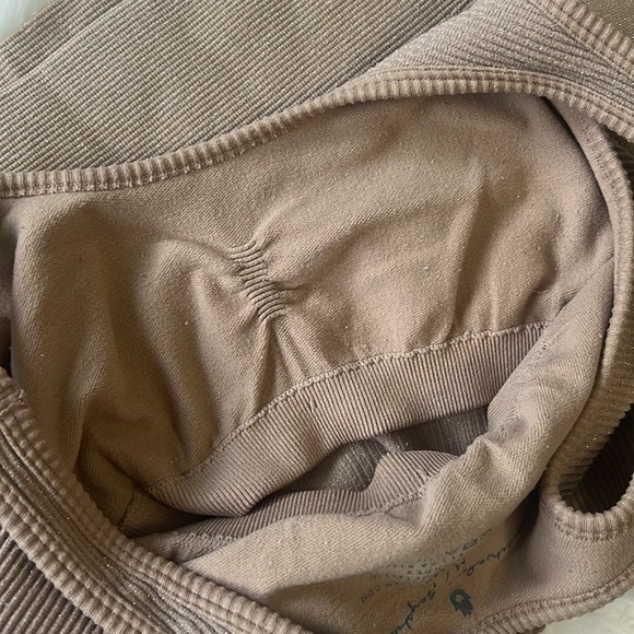 SPIRITUAL GANGSTER LOVE SCULPT SEAMLESS RUFFLE LEGGING - DESERT - Picture 8 of 8